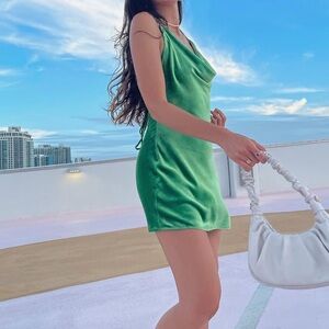 Rat & Boa Green Mini Dress